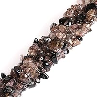 Vista 21 de Cuentas sueltas de piedra natural de grava de jade amarillo de 0.236-0.315 pulgadas, chips de piedras preciosas para hacer joyas, forma libre, 34