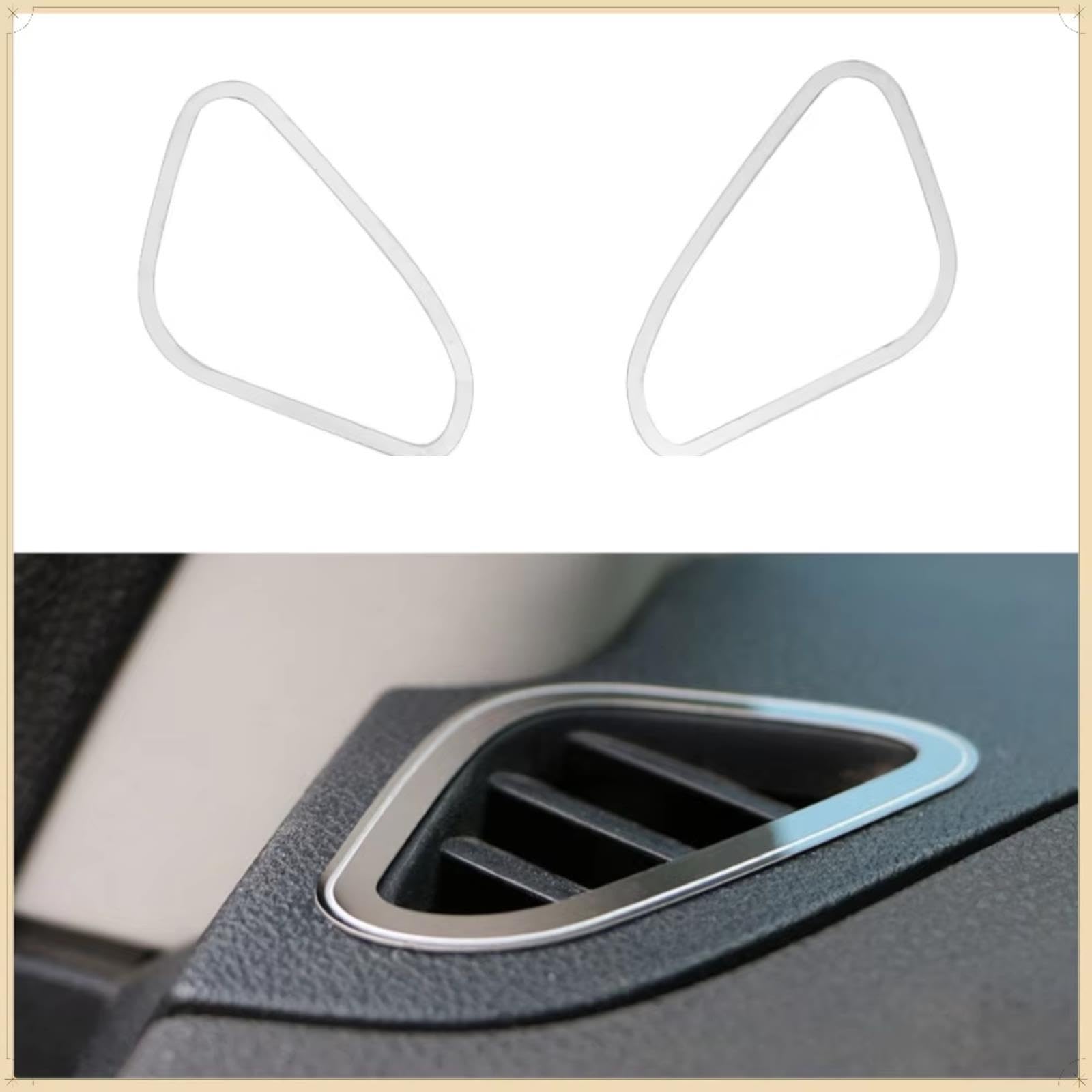 Adesivi Per Pulsanti Auto Per Ford Per Focus 2 MK2 Adesivo Interno | Per 2005 2006 2007 2008 2009 2010 2011 2012 Auto Aria Condizionata Vent Copertura Presa Di CORRENTE Adesivo 2 Pz
