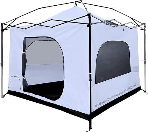 Miniatura 1 de Joramoy Cubo de campamento para toldo desplegable de 10 x 10, convierte el toldo de pierna recta en tienda interior de campamento, tienda de campaña