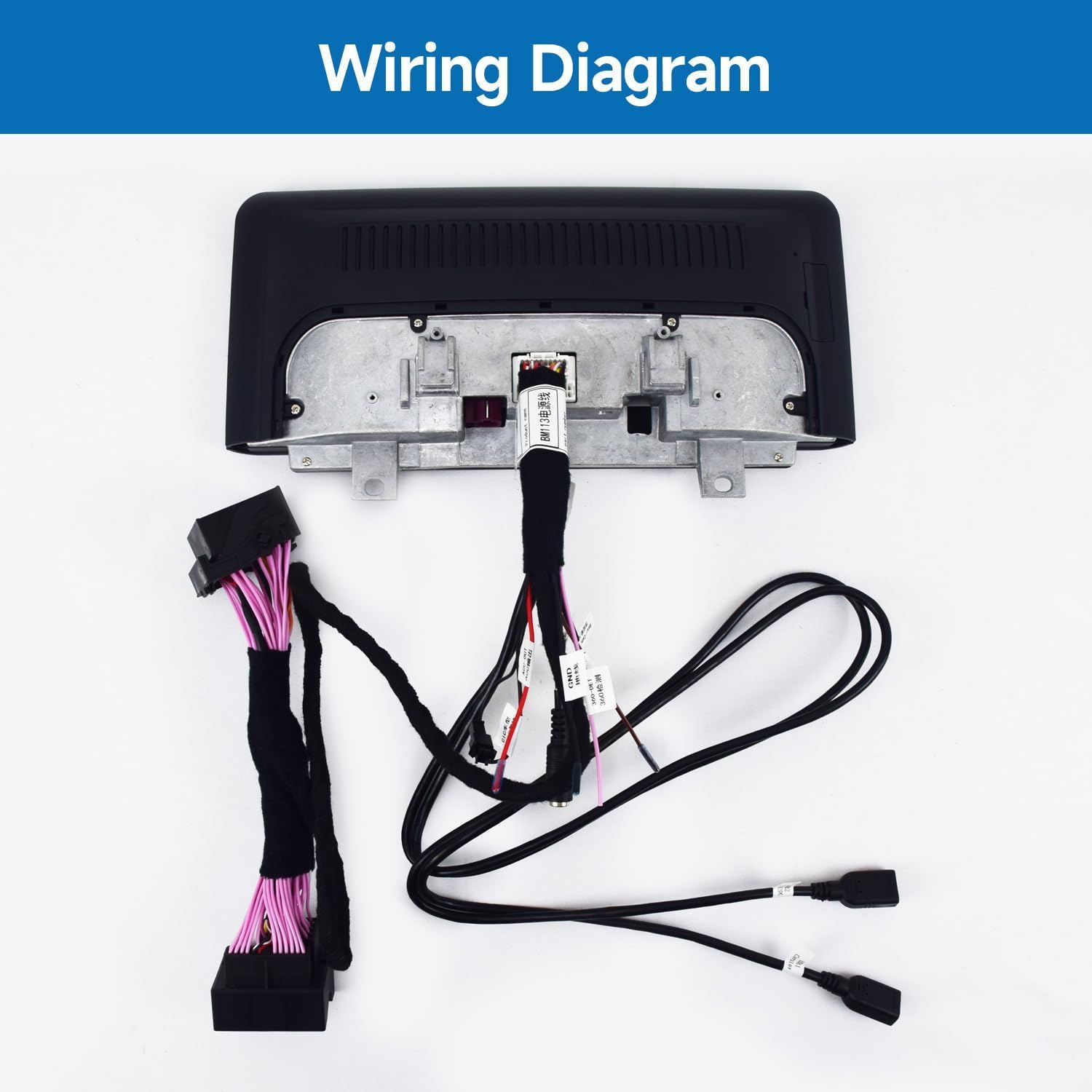 RicoRich 10.25 Inch Car Touchscreen Wireless CarPlay Android Auto for BMW X3 X4 Series F25/F26 2014-2016 Year with NBT System, Car Stereo Multimedia Radio Receiver