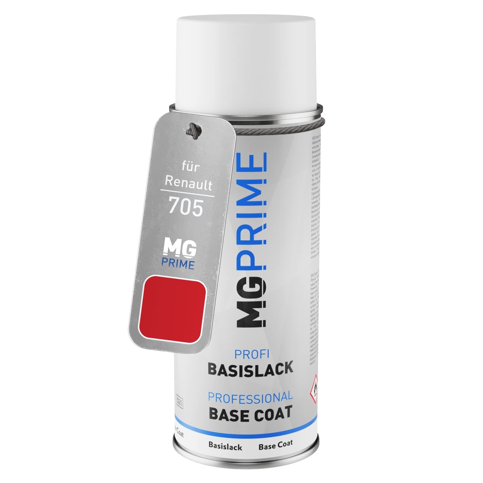 MG PRIME Car paint Spray can for Renault 705 Rouge/Red Base coat spray can 400ml