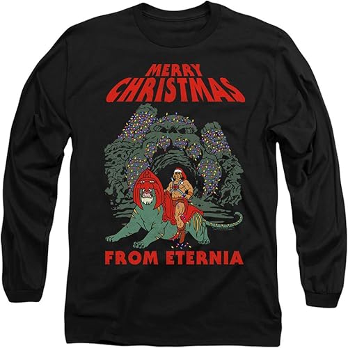 Masters of The Universe Eternia Christmas Unisex Adult Long-Sleeve T Shirt for Men and Women