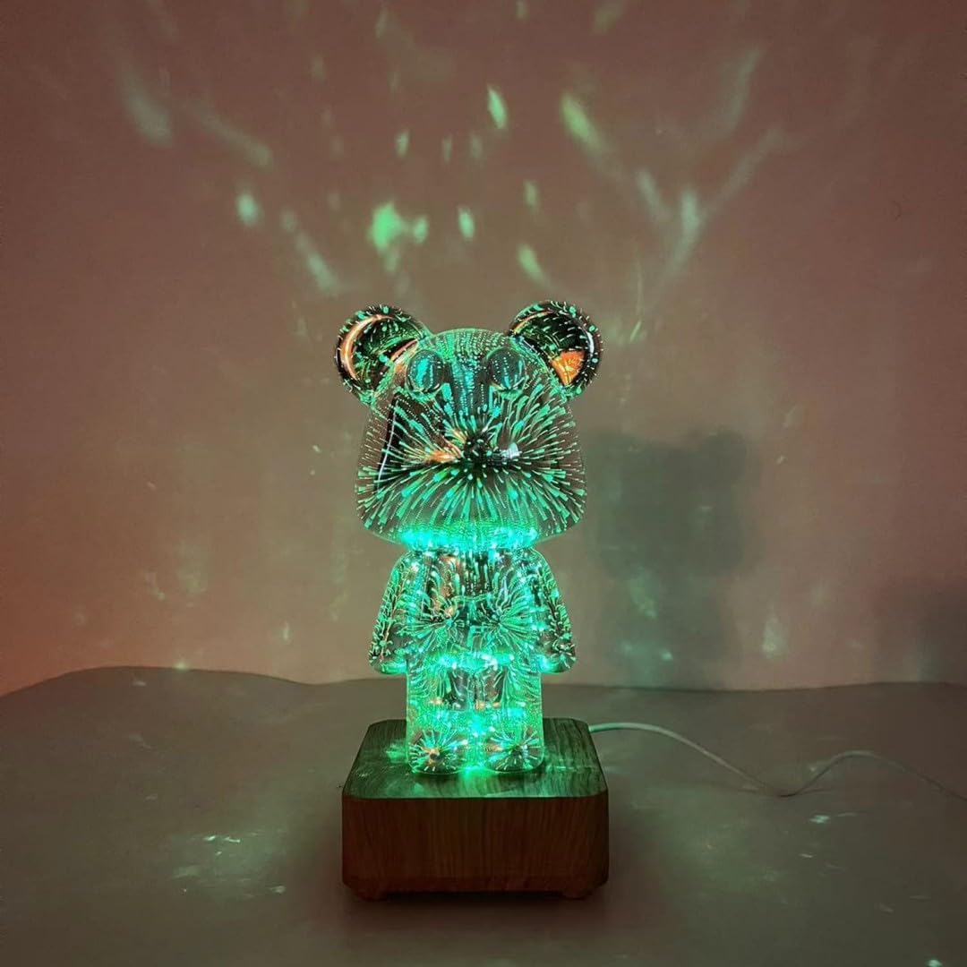 Amazon.co.jp : 3D 花火 クマ ライト プロジェクションカラフル ベア 7