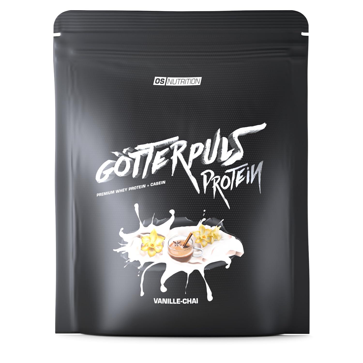 OS NUTRITION Götterpuls Protein Premium Whey Protein + Casein, 1 kg (Vanilla Chai)