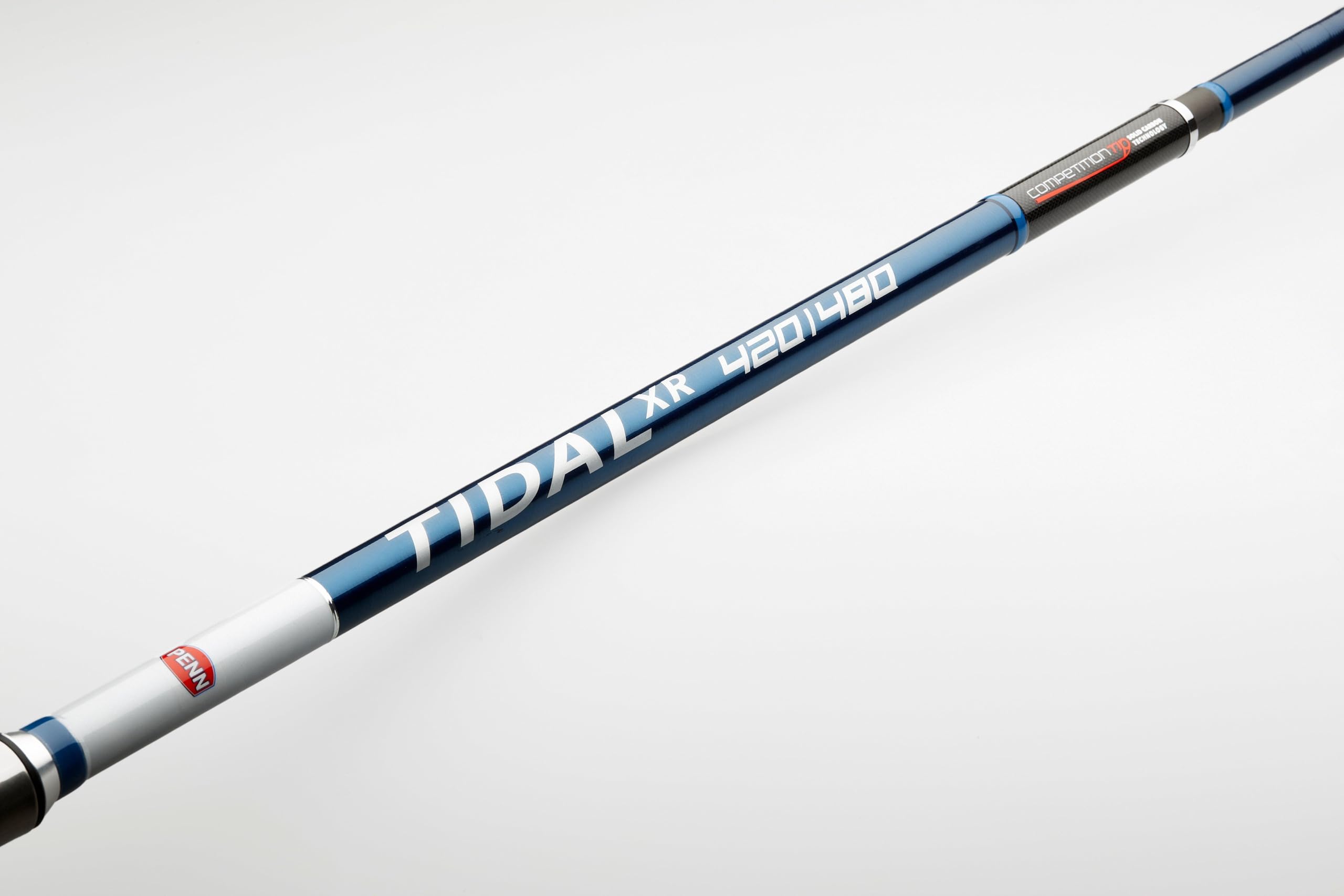 PENN Tidal XR Multilength Hybrid Tip Lowrider Canna da surfcasting| Fusto in carbonio 30T/40T con X-Wrap | Anelli Fuji Alconite | Pesca in mare da spiaggia per spigole, pesci piatti e razze | 4,20 m
