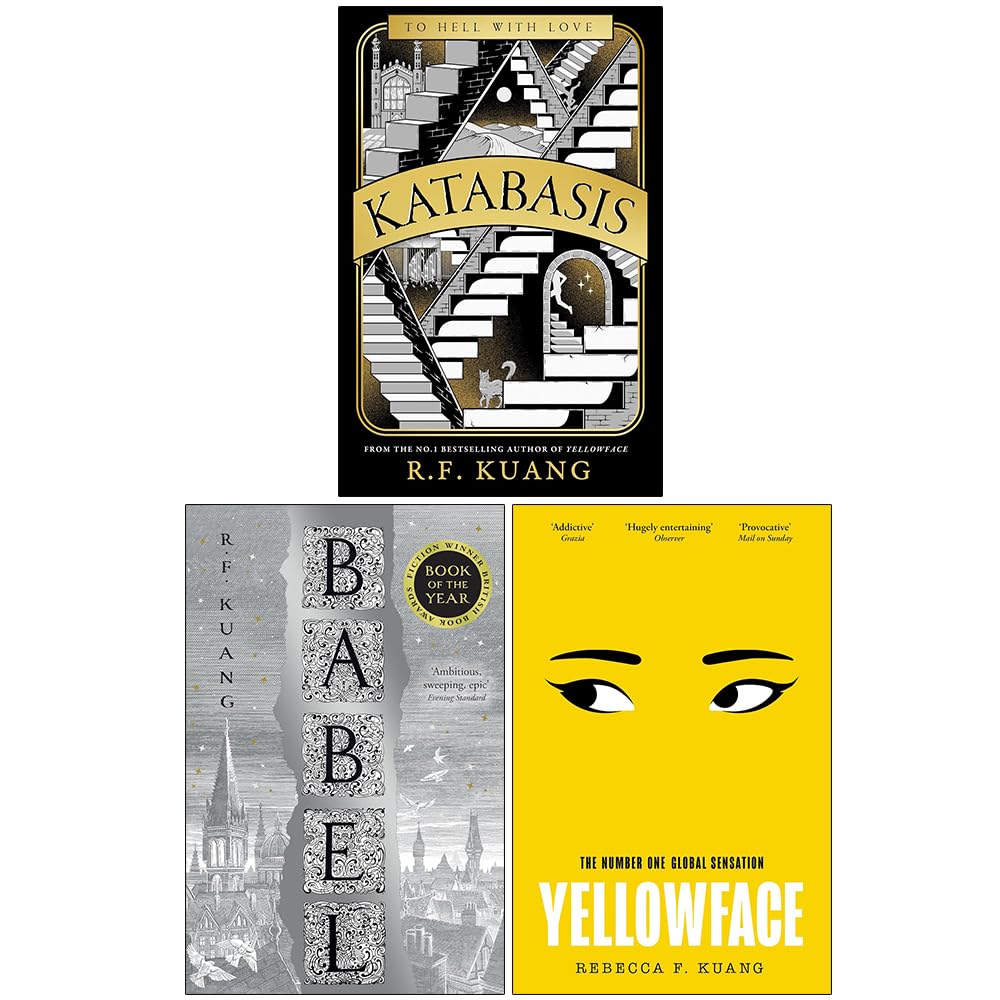R.F. Kuang Collection 3 Books Set (Katabasis, Babel & Yellowface)