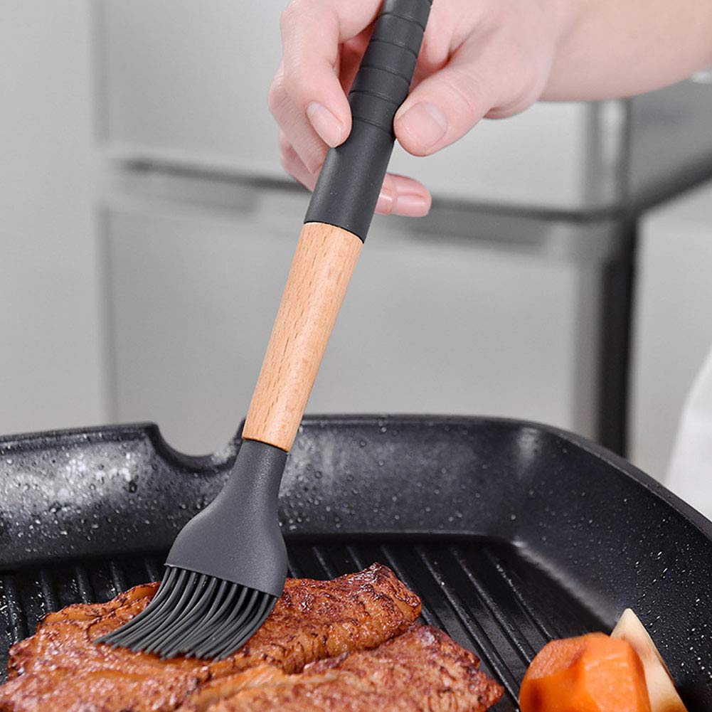 9 Stück Silikon hitzebeständig Antihaft-Küchenspatel Löffel Kochen Backutensilien
