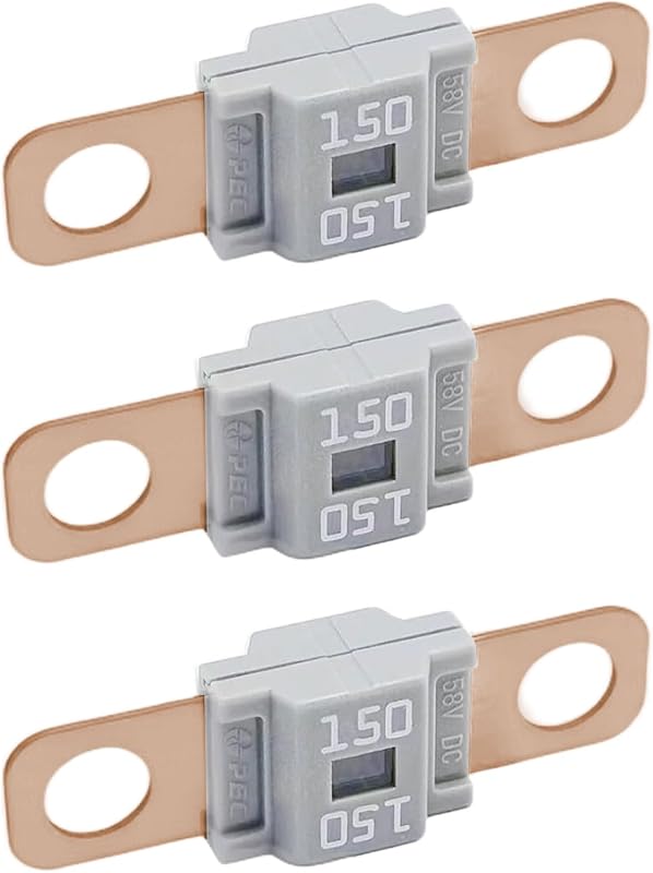 Fusível AMI/Midi Rebvugr 150 A de Alta Corrente com Fixação por Parafuso – Kit com 3 unidades