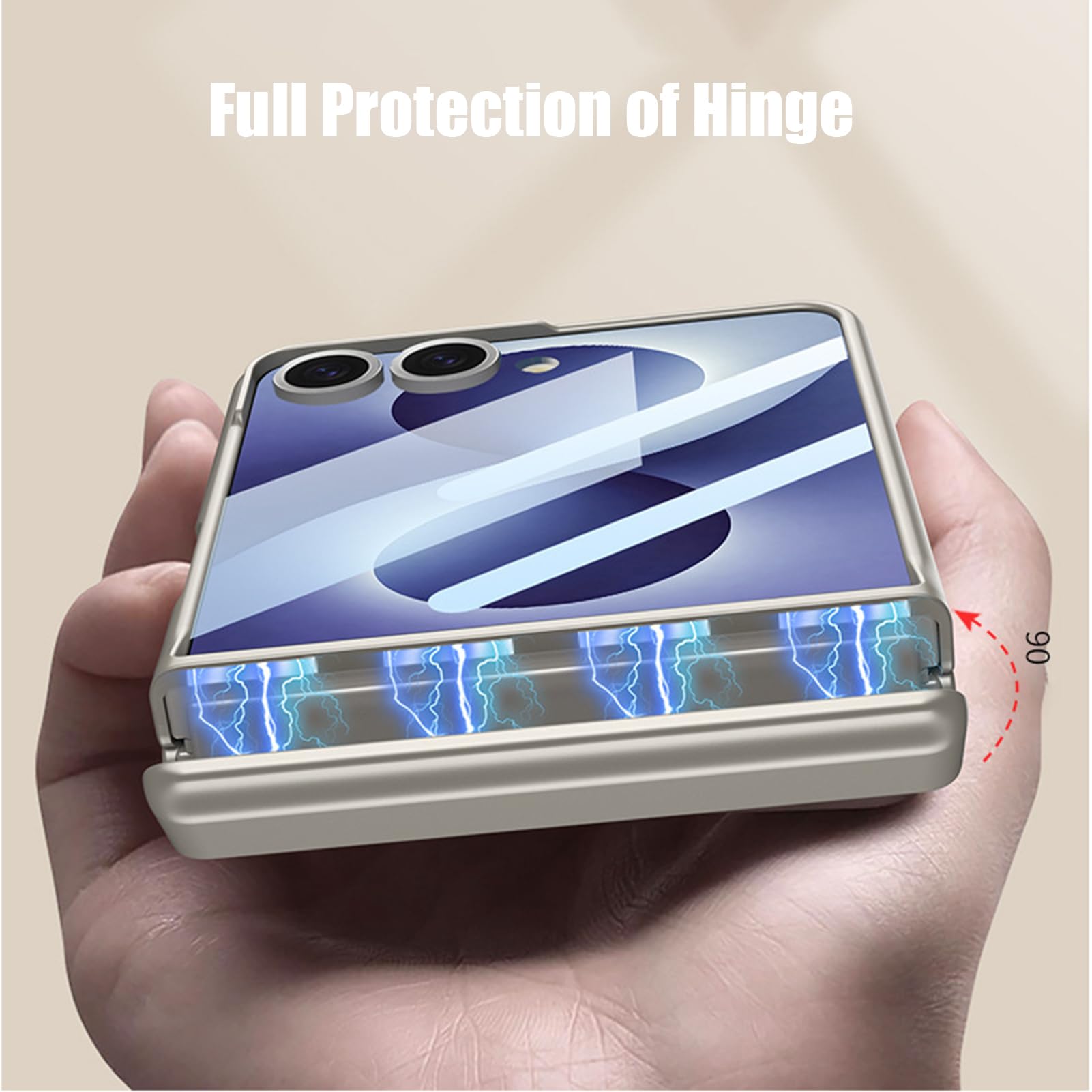 Funda Magnética para Samsung Galaxy Z Flip 8 Anillo Bisagra Pantalla