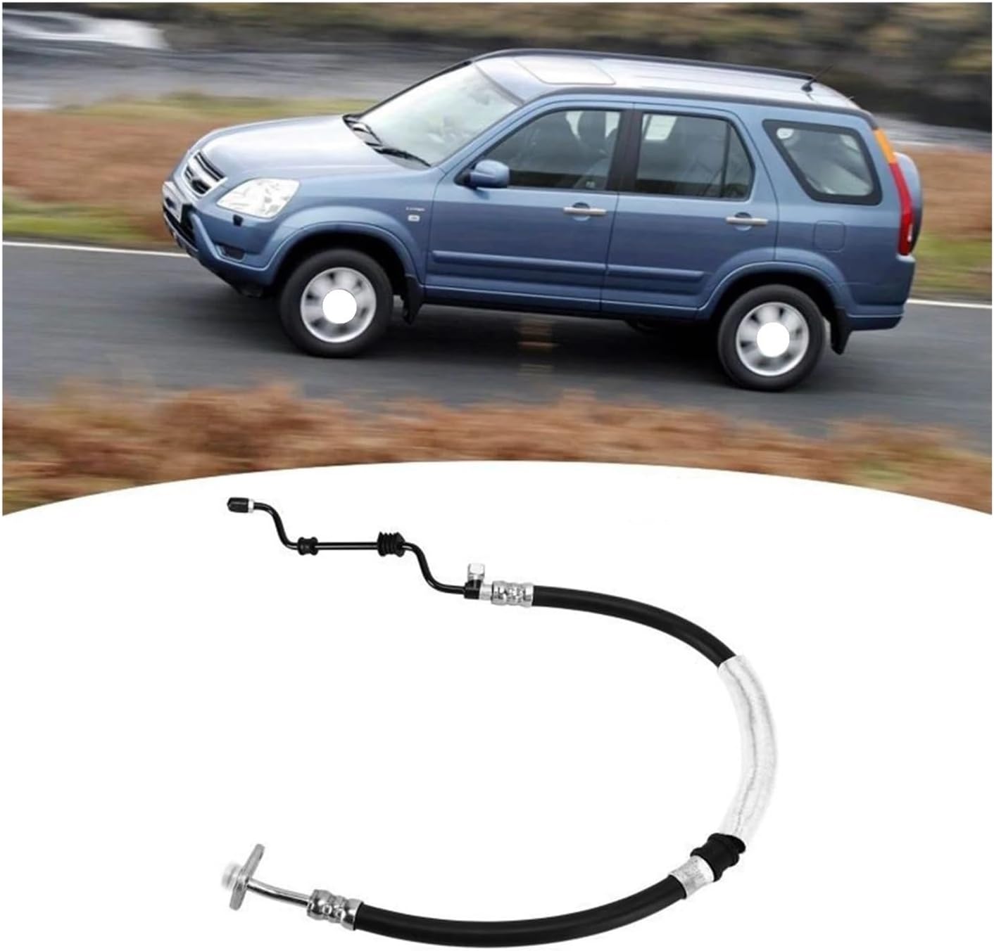 Booster Pump Power Steering Feed Hose Oil Pipe 53713-S9A-A03 53713S9AA03 Compatible For 2002-2006 Honda CRV Engine 2.4 L4 Car Engine Parts