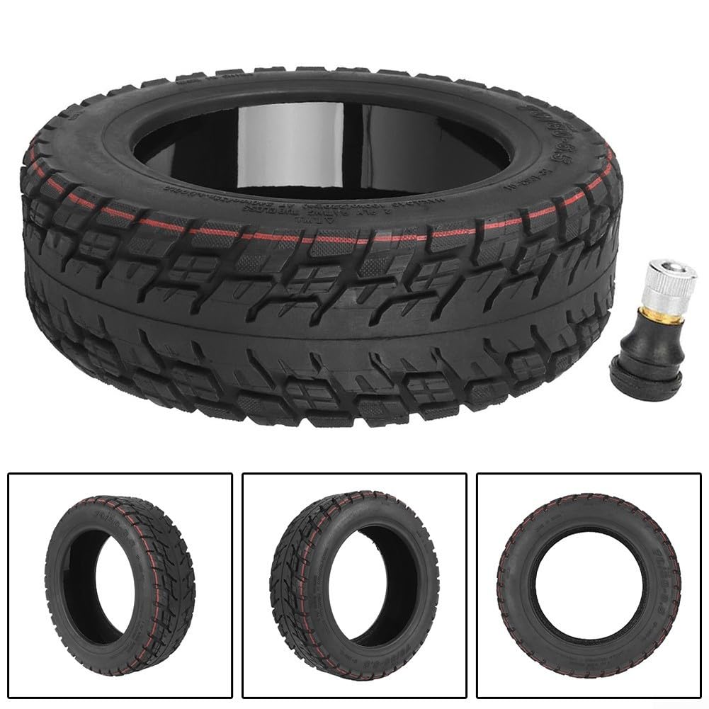 70/80-6.5 Self repairing Vacuum Tire with Nozzle for Ninebot Plus Self-Balancing Scooter, 11 inch Tubeless Rubber Tire for Segway Hoverboard, Explosion-proof