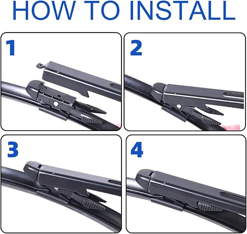Miniatura 3 de Limpiaparabrisas delantero compatible con BMW X1 E84 2009-2015 parabrisas ventana 24 + 19 pulgadas 2009 2010 2011 2012 2013 2014 2015