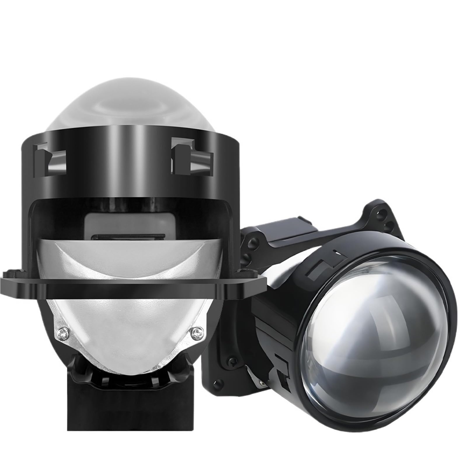 Reflektor dalekosiężny 2 szt. 3-calowe reflektory projektora Bi LED Soczewki Projektor świateł LED 3000 W 32000000 lm Akcesoria samochodowe Żarówki halogenowe