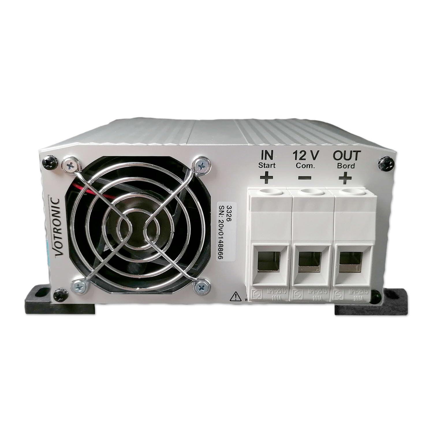 Zweitbatterieset VCC 1212-50 Ladebooster 12 V 50 A | DC-DC B2B-Lader | 3,5 m 16 mm² Kupfer-Kabelsatz | MidiVAL Sicherungen 60/80 A | EURO6 kompatibel