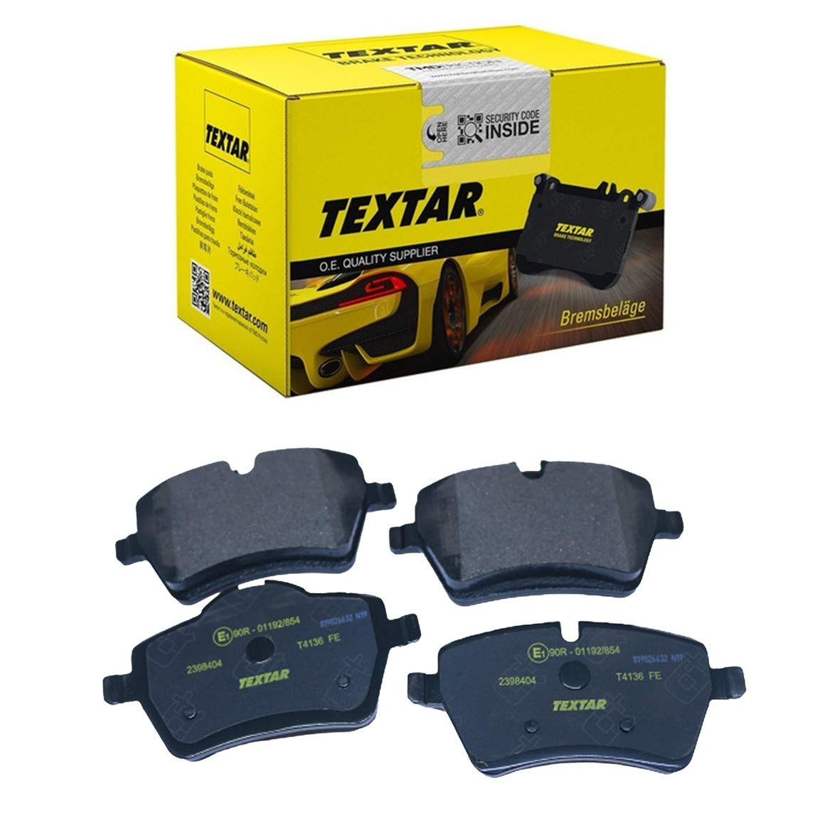 Amazon.com: Textar 2398404 Disc Brake Pad : Automotive 