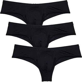 Mens Modal Bikini Boxer Briefs Underwear Male Comfy Enhance Bulge Pouch Brazilian Bikini