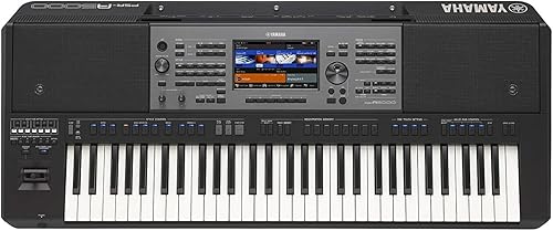 Yamaha, Teclado arreglista de 61 teclas, 210 estilos de música del mundo nuevo, controlador de joystick asignable, estación de trabajo (PSRA5000)