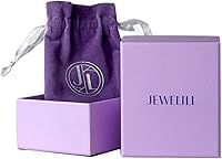 Vista 5 de Jewelili Aretes de plata de ley de 0.217 in con perlas redondas y circonita cúbica redonda de 0.098 in, Circonita cúbica Perla, Perla