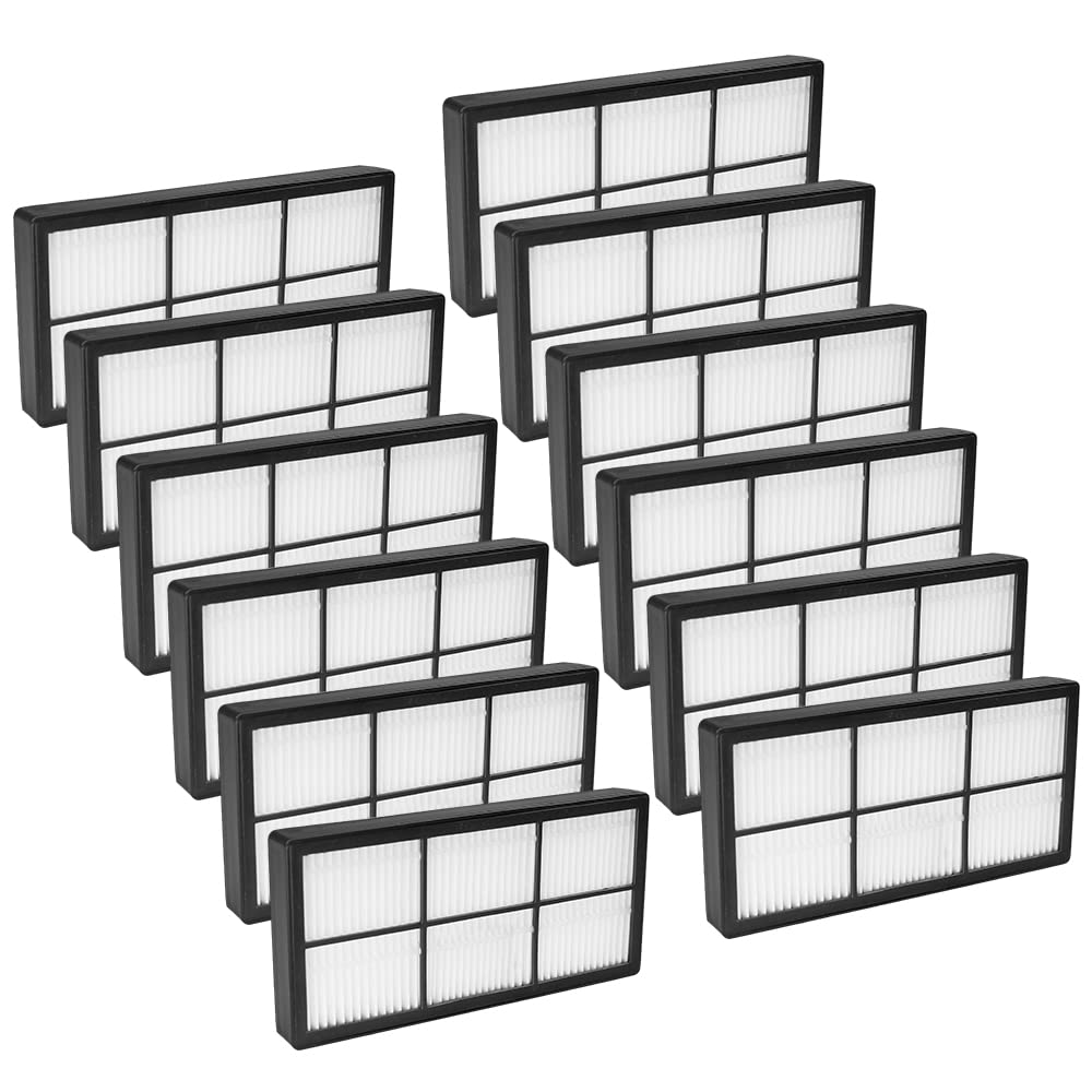 12 Pack Filter Replacement Compatible for iRobot Roomba 800&900 Series 860 870 871 880 960 980 Robotic Vacuum Parts