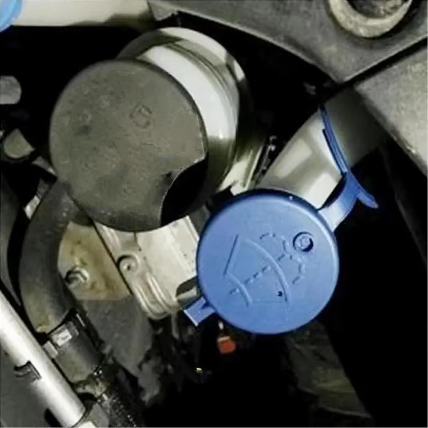 Windshield Washer Fluid Cap For Peugeot For 207 208 2008 Car Windshield Wiper Washer Fluid Reservoir Cap Tank Lid Bottle Cover