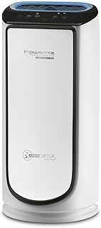 Rowenta Intense Pure Air Connect XL PU6080 - Purificador de Aire, 4 niveles de filtración hasta 140 m² con sensor de nivel de contaminación y gas de ajuste automático conectable mediante app