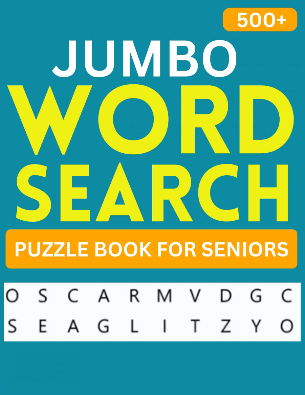 Jumbo Word Search Puzzles: Jumbo Word Search Puzzles-Large Print Word Find Book for Seniors & Adults. Eye Friendly (32 Font Size Word Search)