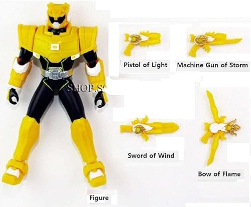 Miniatura 3 de Miniforce Max - Figura de acción de robot coreano amarillo de 5.5 pulgadas, montable, 4 armas, 14 articulaciones que se mueven (producto único)