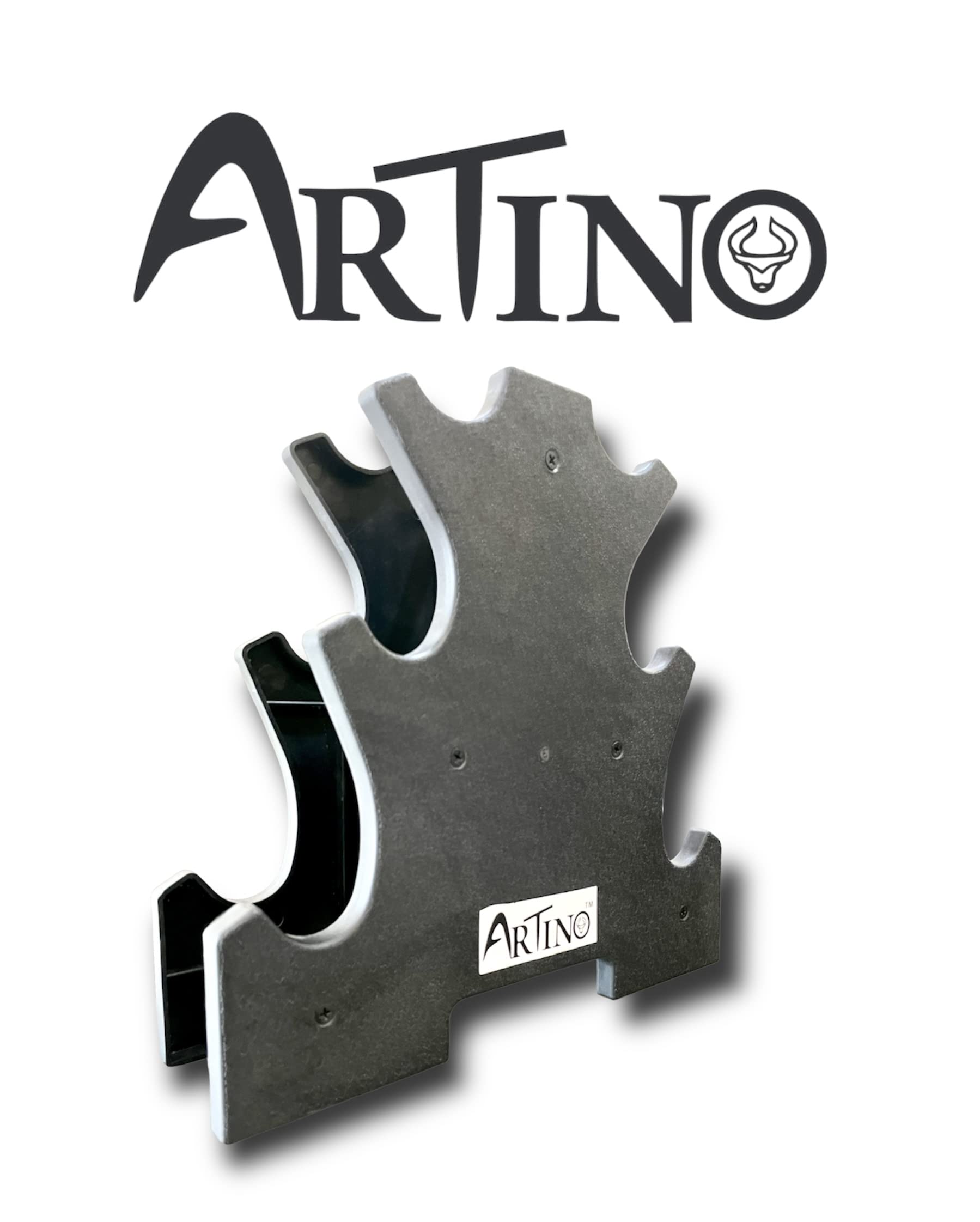 ARTINO Dumbbell Weight Stand for Home Gym Equipment Workouts Strength Training (Only Dumbbell Stand) Black