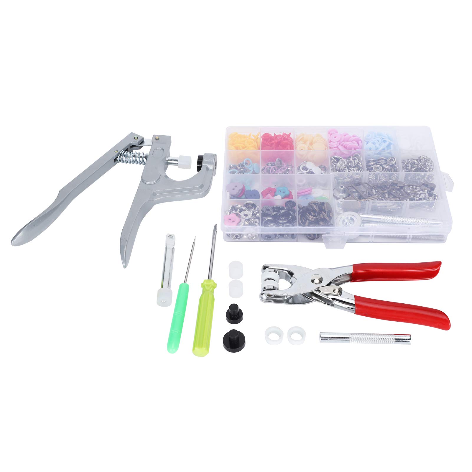 Set di Bottoni Automatici Kit di Bottoni Automatici Bottone Tich Accessori Per Abbigliamento in Metallo Strumento Per Cucire