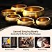 Tibetan Singing Bowl Set — Himalayan Sound Healing Bowl for Yoga, Meditation, Reiki, Sound Baths, Chakra Balancing & Stress Relief — Unique Spiritual Gifts for Women | Cuencos Tibetanos Originales