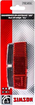 Simson Bicycle Parts hub Dynamo Tail Light Airy, Clear