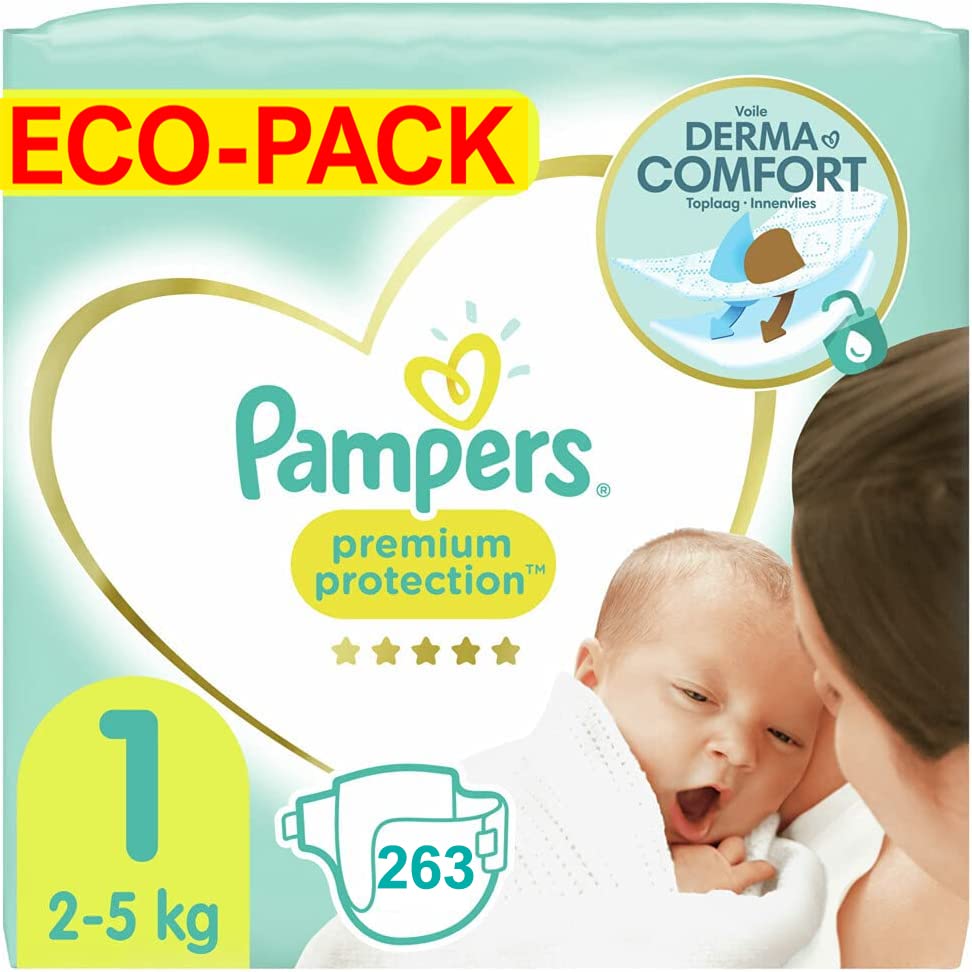 PAMPERS PREMIUM-PROTECCIÓN TAMAÑO 1.263 CAPAS (2-5 KG)