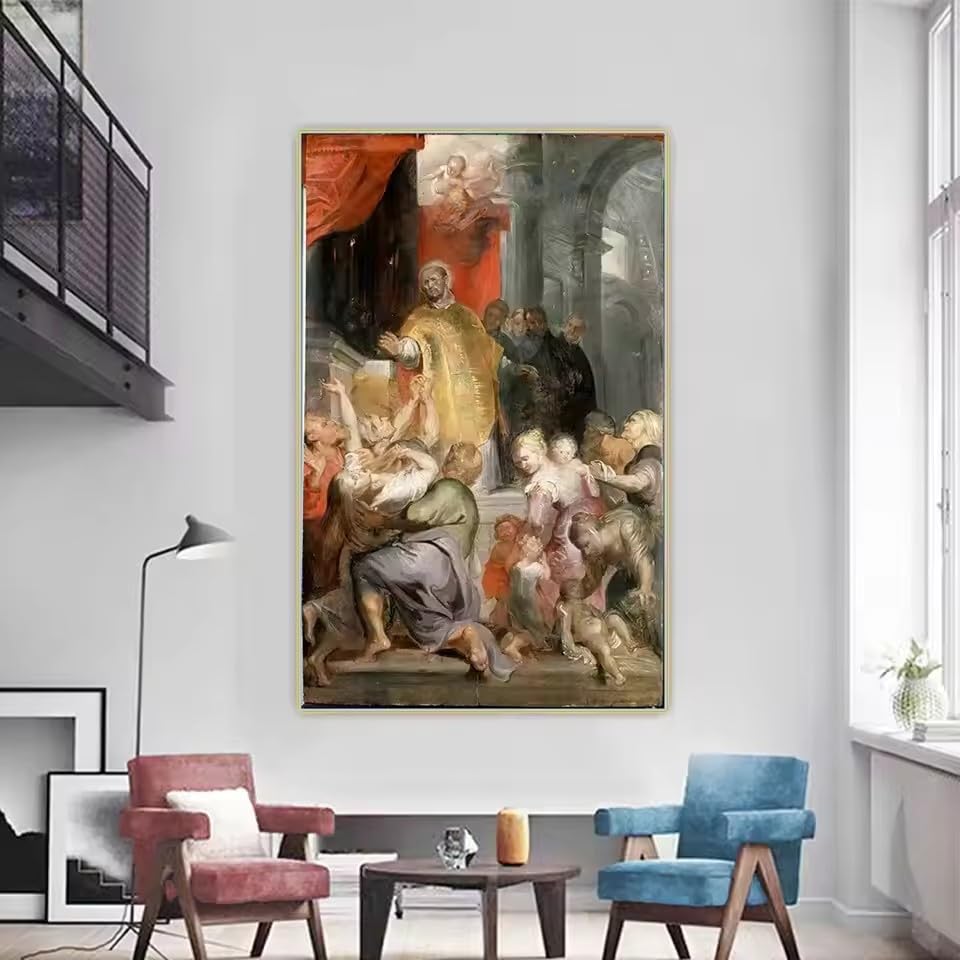 Toile pour décoration murale du salon 80x120cm sans cadre art