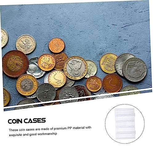 Accesorio para almacenamiento de monedas protector transparente miniatura 4