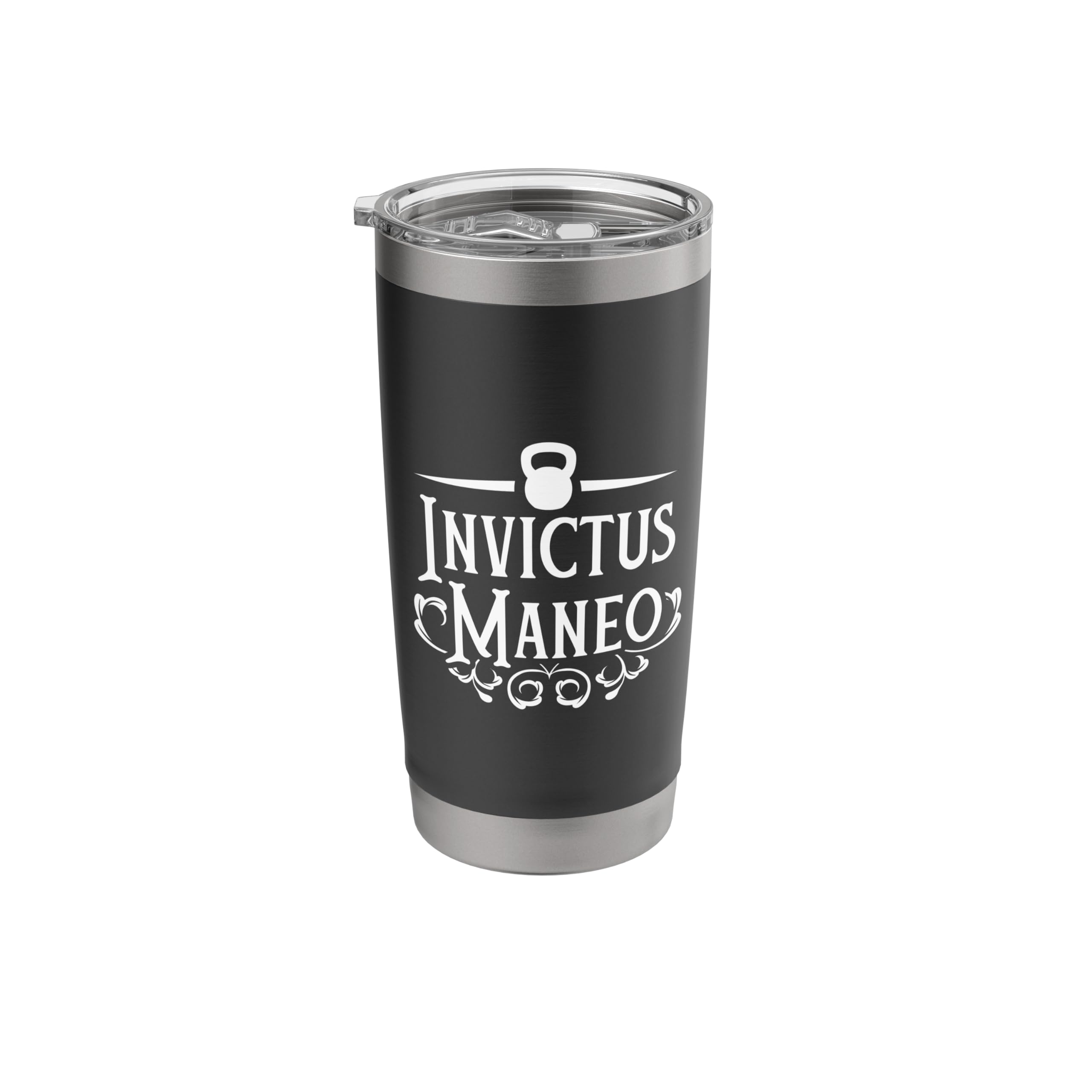 Latin - Invictus maneo Stainless Steel Insulated Tumbler