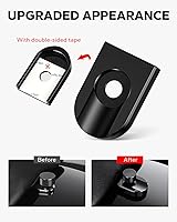 Vista 4 de Amazicha Cubierta de perilla de montaje de tornillo de aluminio negro compatible con Harley Davidson 1996-2024