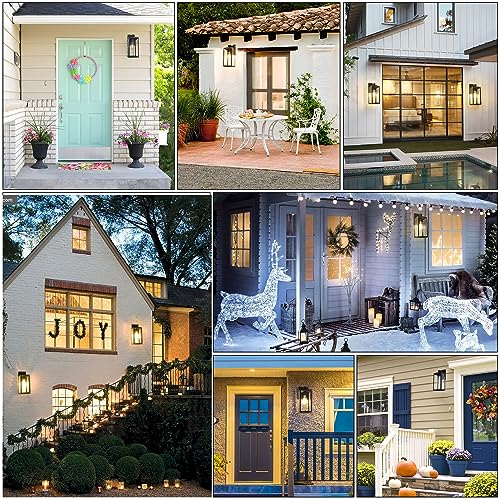 Image of MAXvolador Outdoor Wall Light Fixture, Exterior Waterproof Wall Lantern