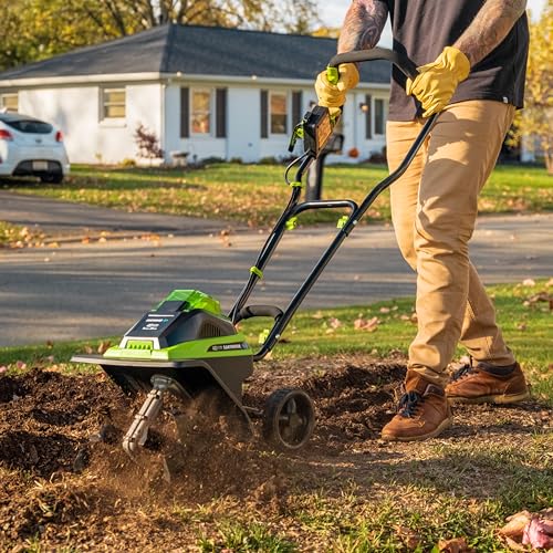 Image of Earthwise TC70040EW 11 inch 40V Cordless Electric Tiller /Cultivator