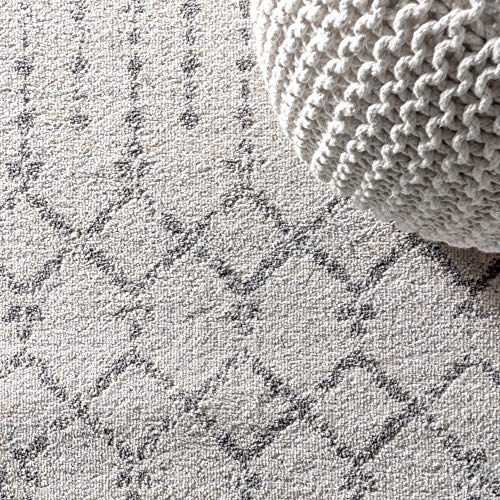 JONATHAN Y Boho Vintage Diamond Cream/Gray Runner Rug 2X20 ft, Moroccan Hype for Living Room, Bedroom, Kitchen, Office, Easy-Cleaning, High Traffic, Pet-Friendly, Non-Shedding (MOH101B-220) by JONATHAN Y - Image 3