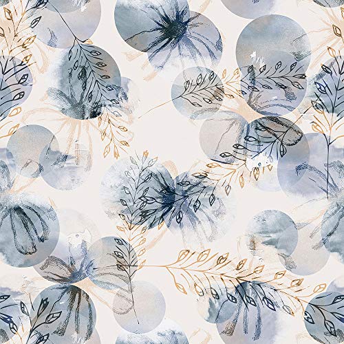 Papel De Parede Adesivo Para Sala Laminado Contemporâneo Floral