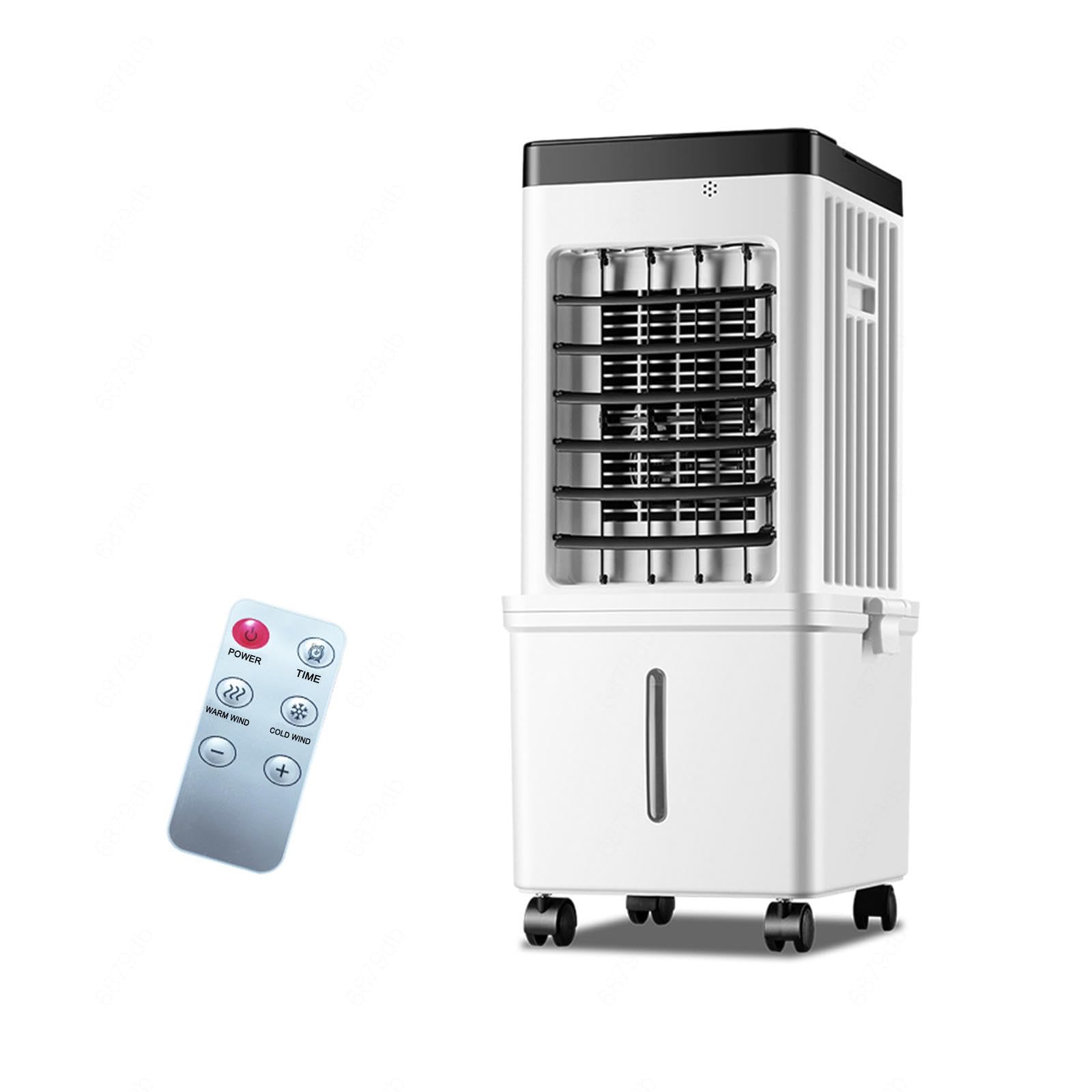 Air Cooler Tres ajustes de Velocidad del Viento, depósito de Agua de 15 Litros, función de Temporizador para Hogar Oficina