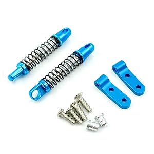 RC Shock Absorber Compatible with WPL D12 2Pcs Metal Front Shock Absorber Damper Remote Control Car Rear Shock