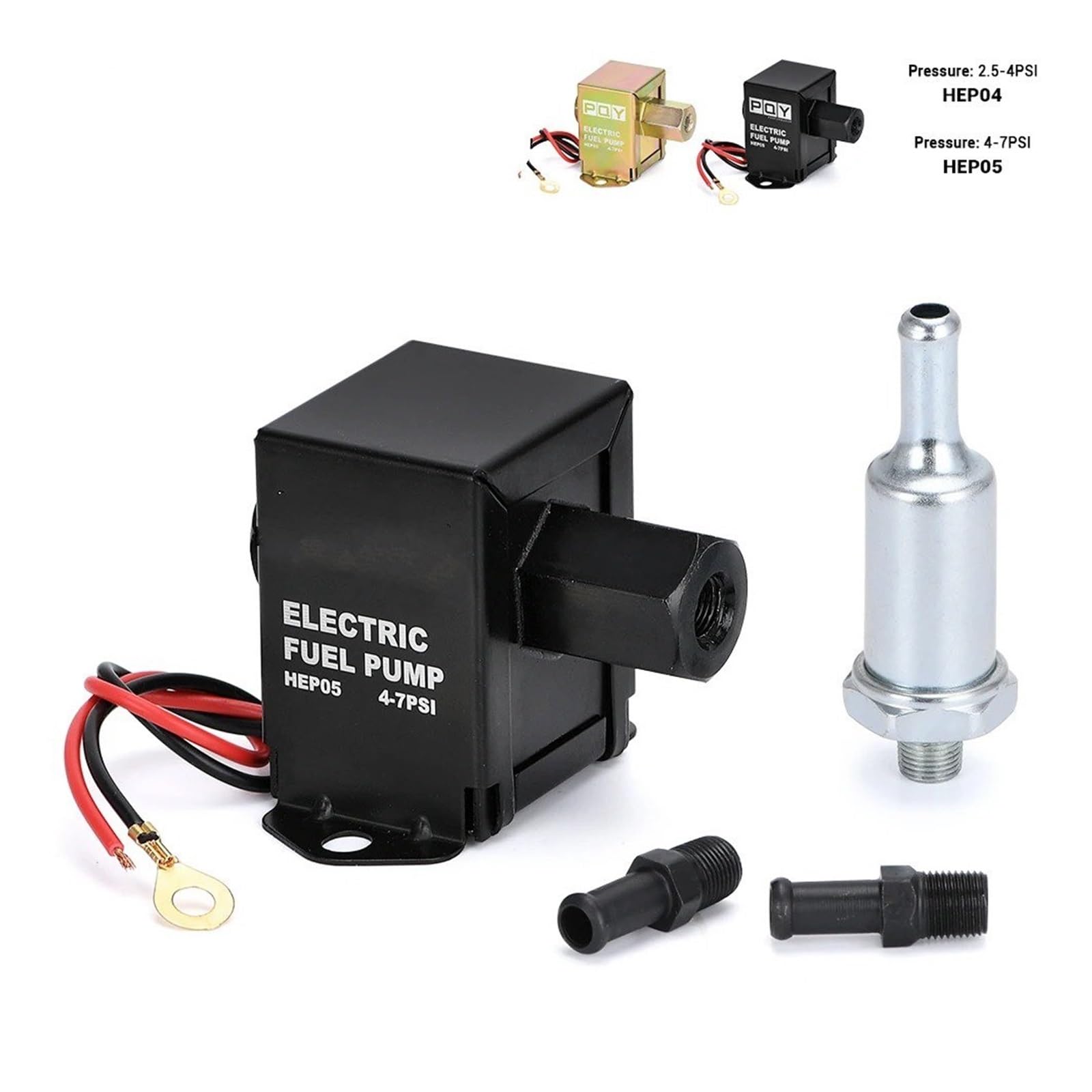 Sensor Nivel Combustible Para Gasolina Para Diésel 40104 40106 40107 P502 Bomba De Combustible Electrónica En Línea Universal 12V 4-7PSI Alta Presión 90LPH
