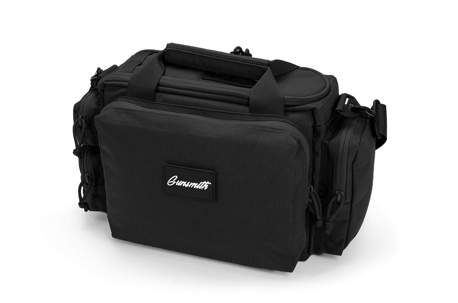 Gunsmith Range Bag di alta qualità | Borsa per pistola per monitor, accessori | esercito, militare, IPSC, protezioni sportive verde/nero (nero)