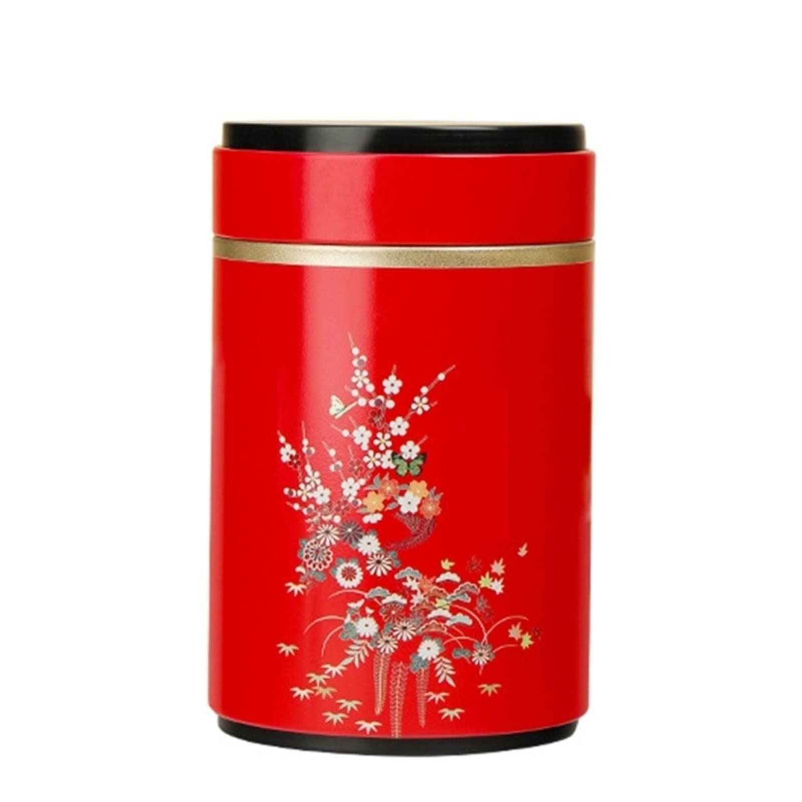 JINGYAN Tea Storage Jars Kitchen Tea Box Jar Storage Holder Sweetmeat Candies Cans Teaware Caddies Tin Containers
