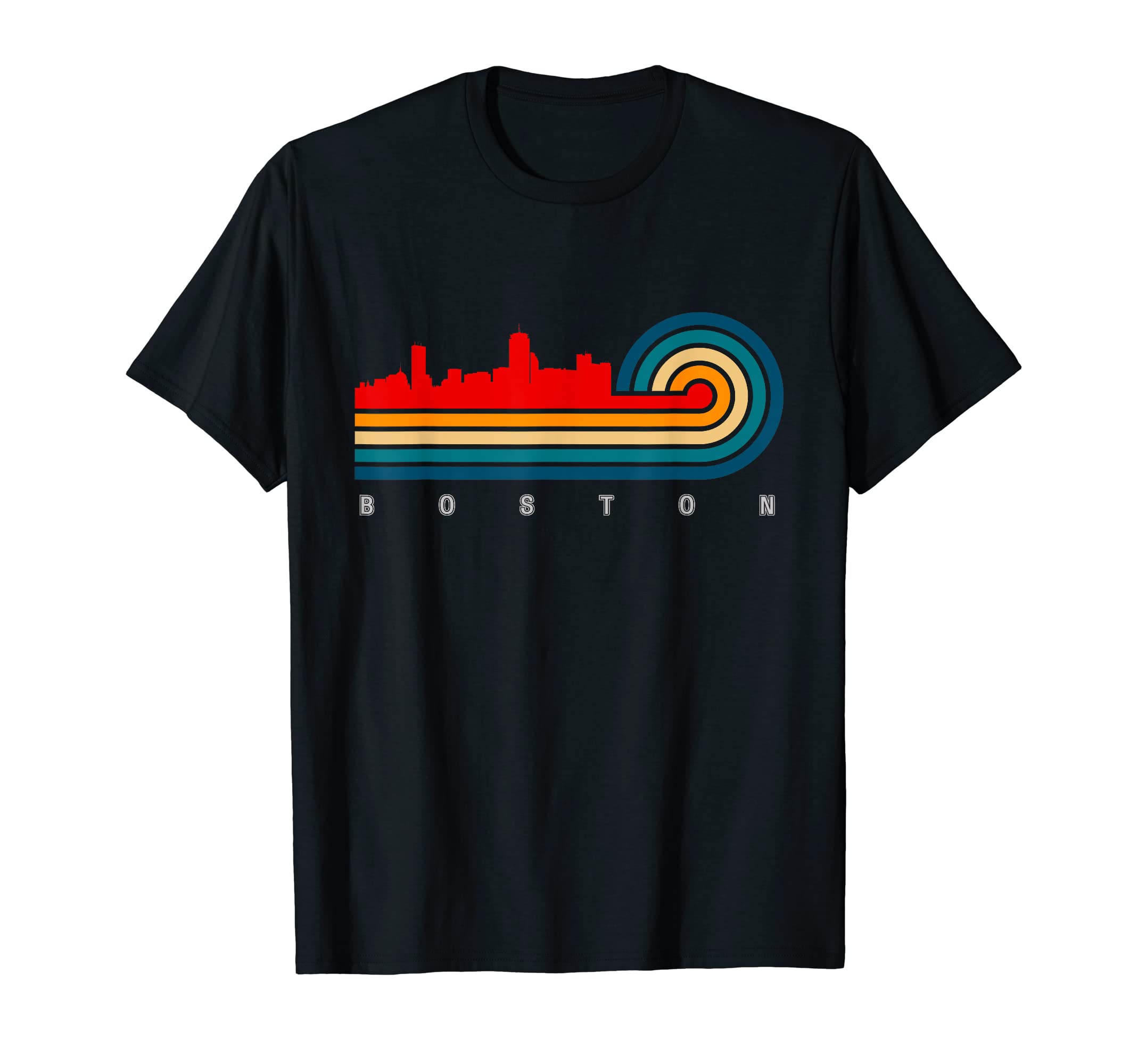 BASBORetro City of Boston Massachusetts T-Shirt