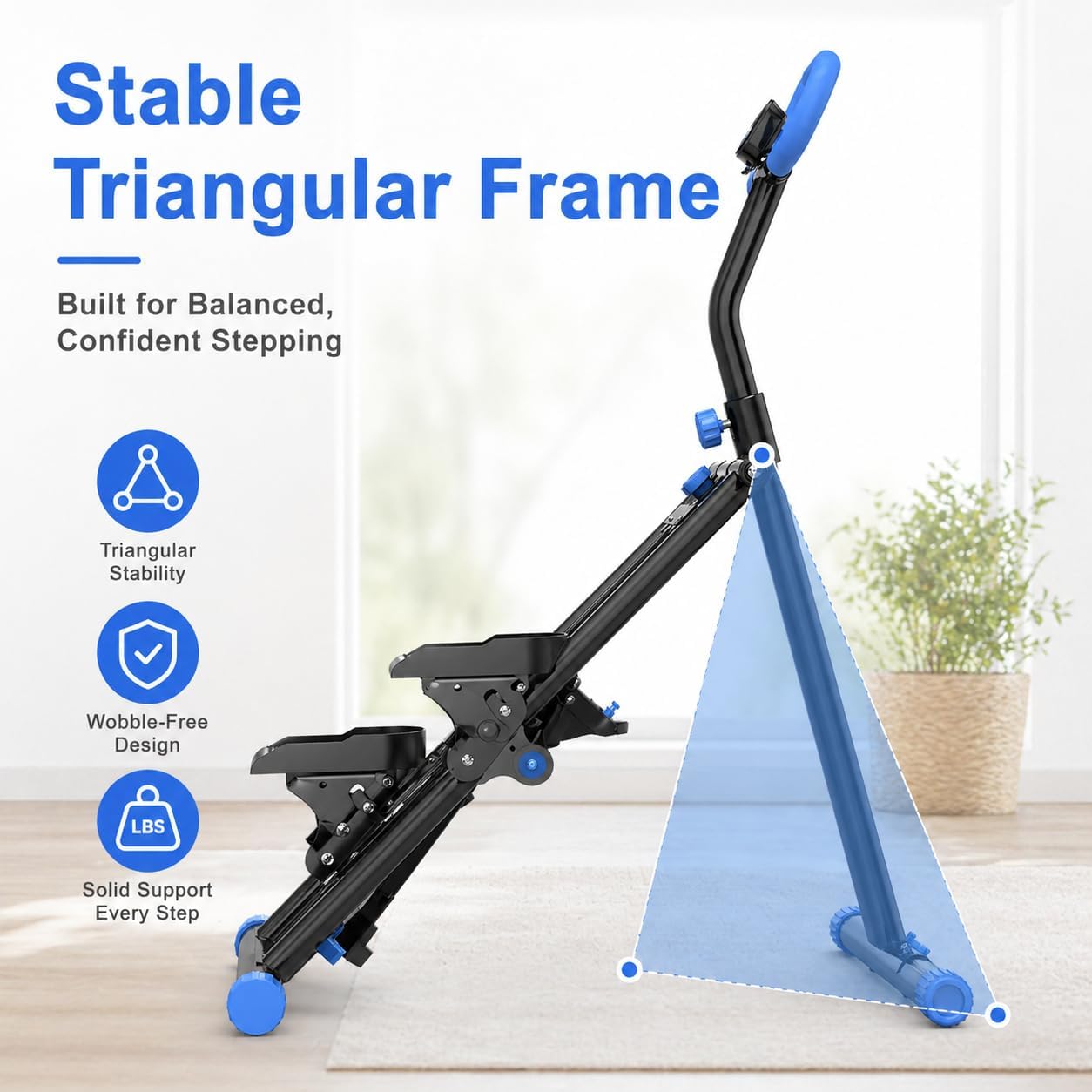 Stair Stepper & Stepper Machine for Home, Aerobic Step Platform, Steppers for Exercise at Home, Stair Slide, Exercise Step, Full-Body Cardio Workout Equipment for Women & Men