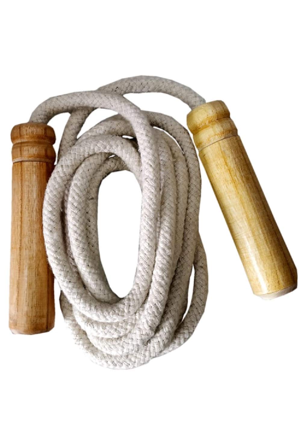 CABRIO Cotton Rope Skipping Ropes for Women,Girls,Boys (Pack of 1) - Wodden Orange (B0BPJQP1FB) Amazon Price History, Amazon Price Tracker