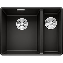 BLANCO 525984 SUBLINE 340/160-F Kitchen Sink Black