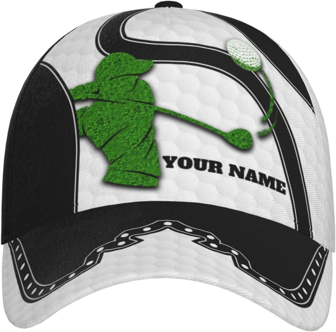 Golf Cap, Personalized Baseball Hat for Men Custom Text/Name Printing Adjustable Golf Baseball Cap Gifts for Friends